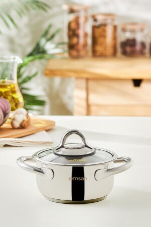 Master Steel Deep Pot 14 Cm 600. 15. 01. 2377 - Emsan