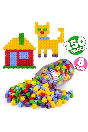 Master Tick Tock Blocks 250 Pieces 8 Colors Educational And Snap Toy Educational Tick Tock Blocks Tick Tock - ThinkMaster