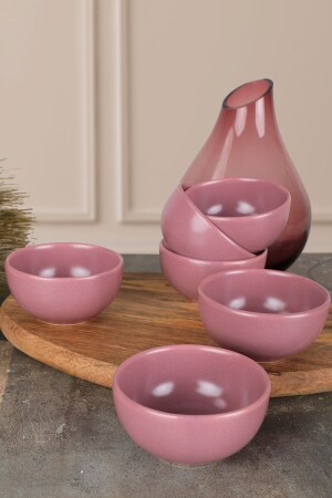 Mat Violet Bulut Mini Çerezlik - Sosluk 8 Cm 6 Adet ST101106F990A0000000AZ1000 - Keramika