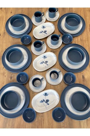 Matblue Dining Breakfast Set 37 Pieces for 6 Persons dmtaks2022399 - Keramika