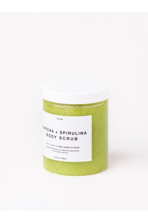 Matcha Spirulina Body Scrub Vücut Ovması Jel Peeling - Dede Candle & Wellness Studio