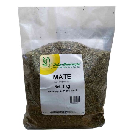 Mate Leaf Herb Natural 1000 Gr Packung - Doğan