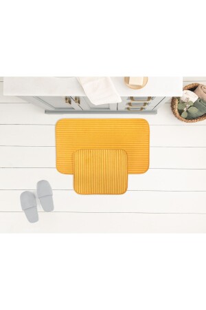 Mathilda Bath Mat - Mustard - 50x80 Cm - Madame Coco