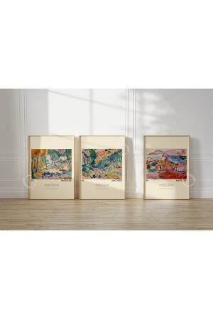 Matisse 3-Piece Unframed Poster Wall Painting Poster Modern Painting Decorative Unframed Painting Set PSTR-982308170 - Yaris Note