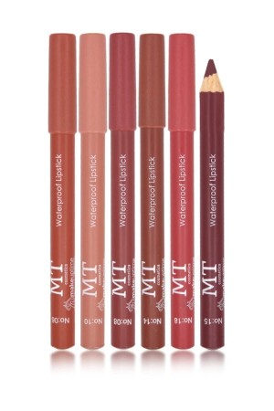Matte 6-Piece Soft Lipstick Set - Mt