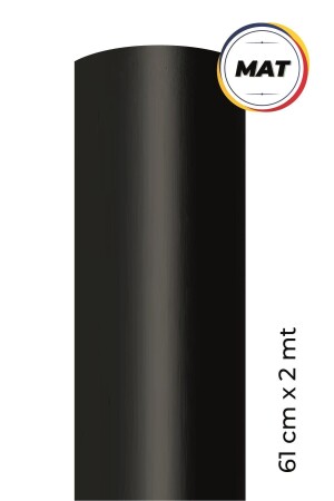 Matte Black Self Adhesive Coating Foil 61 Cm X 2 Mt - Ecce