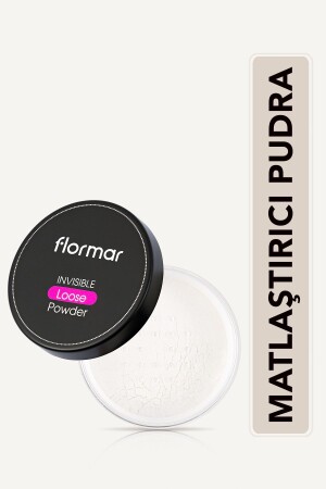 Matte Finish Powder Stabilizing Transparent Powder - Invisible Loose Powder - 001 - 8690604271467 0111083 - Flormar