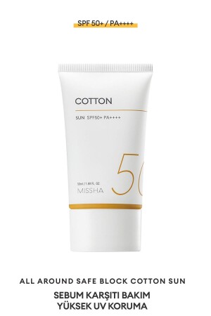 Matte Finish Sunscreen for Skin Prone to Oily All Around Safe Block Cotton Sun - Missha