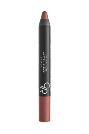 Matte Lipstick Crayon No:18 Capuccuno - Mat Kalem Ruj - Golden Rose