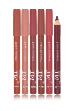 Matte Pencil Lipstick Set of 6 - Makeuptime