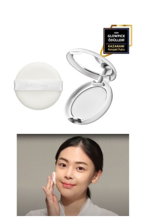 Mattifying Transparent Ultra Light Pressed Powder 5g Airy Pot Pressed Powder (Translucent) - Missha