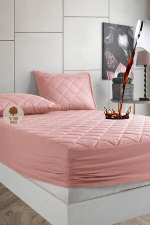 Mattress Mattress Set Powder 100% Cotton Quilted Liquid Proof Mattresses And Pillow Protector Set gksgs - Formeya