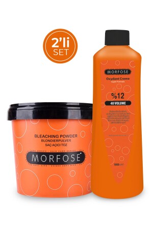 Mavi Toz Saç Açıcı Oryal 1000 Gr Ve 40 Volume Oksidan 1000 Ml - Morfose