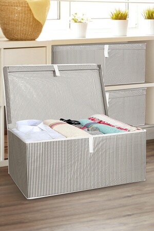 Maxi Box Storage Bag 50 X 40 X 30 Cm (GREY) Nkh600 - Nisahometeks