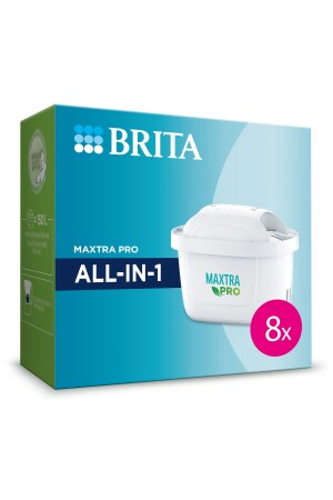 MAXTRA PRO ALL-IN-1 Replacement Water Purification Filter - 8 Pack - Brita