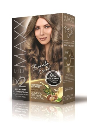 Maxx Beauty Expert 8. 0 Light Brunette Set Dye - Maxx Deluxe