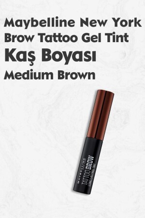 Maybelline Brow Tattoo Gel Tint Medium Brown - Orta Ton - Maybelline New York