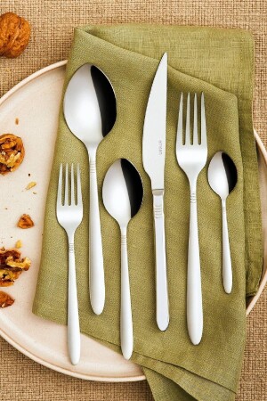 Mayra 36-teiliges Gabel-Löffel-Messer-Set für 6 Personen, Box 600. 15. 01. 1526 - Emsan