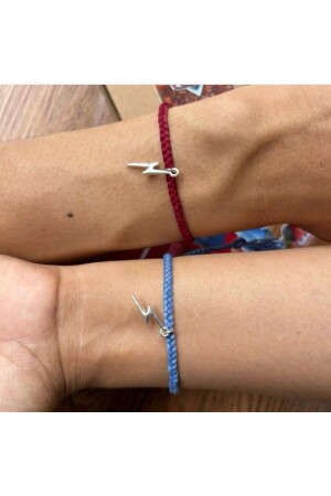 Mcqueen & Sally Red Blue Lightning Double Bracelet - Köstebek