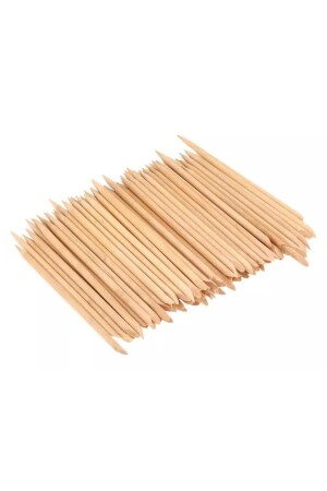 Meat Pusher Orange Stick 100pcs - Aba Nails