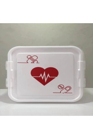 Medicine Box White First Aid Storage Box 4.5 Lt 1KSAKL0409-8682116215992 - renn