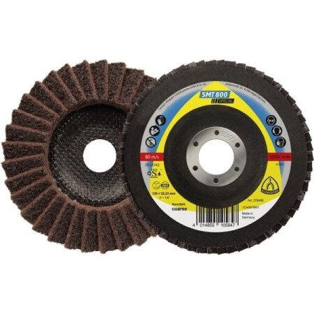 Medium-grit felt sanding disc KLINGSPOR SMT800 125x22.23mm - Klingspor