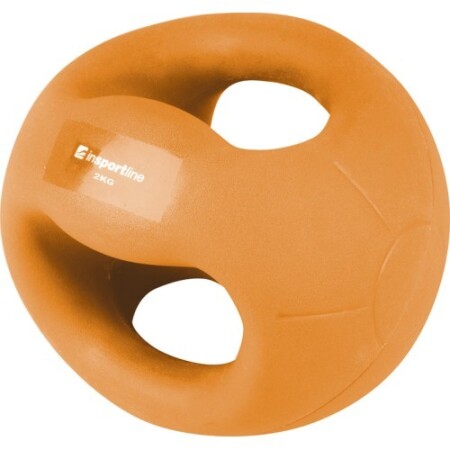 Medizinball mit Griffen inSPORTline GrabMe 2kg - inSPORTline