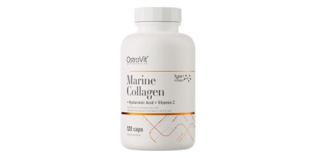 Meereskollagen + Hyaluronsäure + Vitamin C - 120 Kapseln - OstroVit