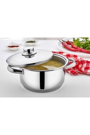 Mega Deep Pot with Steel Handle 24x14 Cm Et-cl154 ET-CL154 - Gülsan