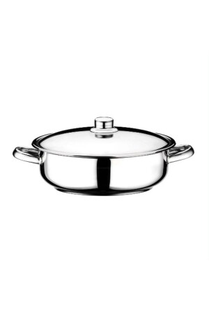 Mega Flat Steel Casserole Rice Pot 26*9 Cm MGB26 - Gülsan