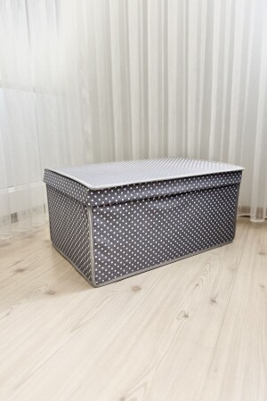 Mega Multi-Purpose Storage Box Box Storage Bag Organized Toy Box Storage Box Gray Polka Dot Pattern 40x60x30 Gray Polka Dot Mega - VAYBE