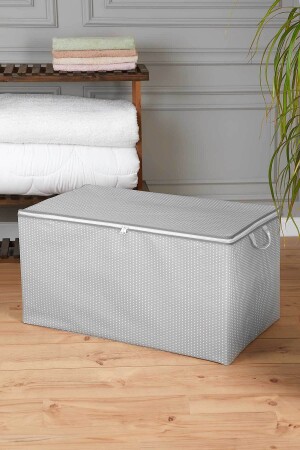 Mega Size Gray Spotted Quilt Scrap - 100x50x50 cm - Serstil