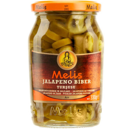 Melis Geschnittene Jalapeno 370ml - Melis
