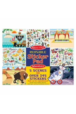 Melissa And Doug Sticker Book - Adventure MP27098 - Melissa & Doug