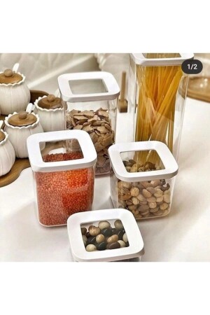 Mell Home 5-Piece Square Storage Container 123transparent - Vip Ahmet