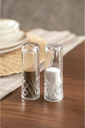Melody 2 Pc Acrylic Salt Shaker 11 Cm 16534 - Perotti