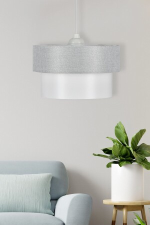Melon Pasta Gray White Chandelier 1131 - D-light
