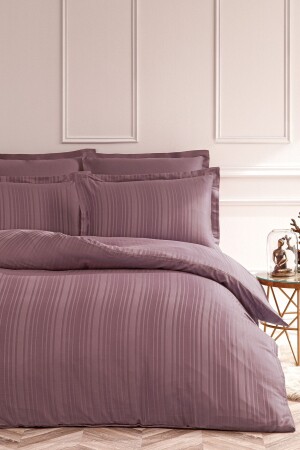 Melvin Double Bamboo Satin Duvet Cover Set - Plum YTSGRPIST-1582933 - Puffy