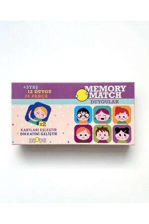 Memory-Kartenspiel / pädagogisches Emotions-Memory-Spiel MCG_DYG01 - BLOPS