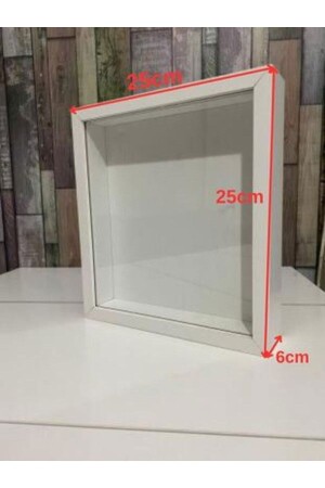 Memory Frame Promise Engagement Flower Box Design 25x25 Cm - Cfa Dekor