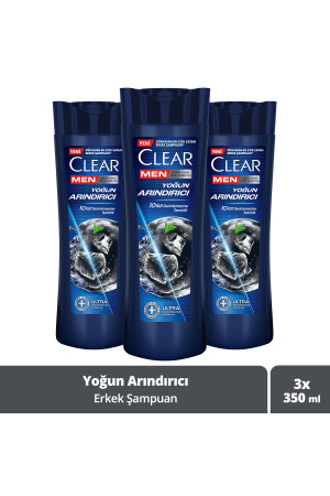 Men Anti-Dandruff Shampoo Intensive Purifying 350 ml X3 - Clear