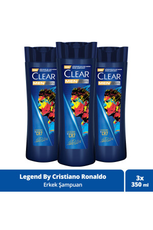 Men Effective Shampoo Against Dandruff Legend By Cr7 350 ml - Clear