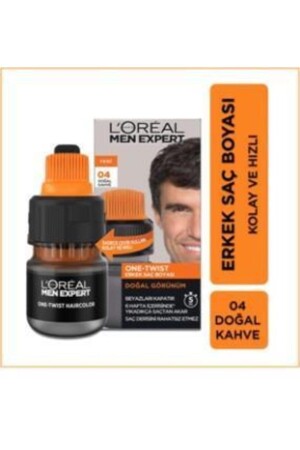 Men Expert One-twist Hair Color 04 Brown - L'oreal Paris