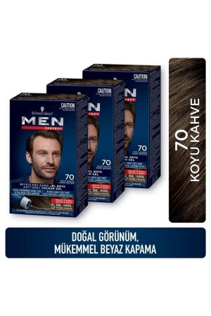 Men Perfect Hair Dye 70 Dark Brown - Men Perfect