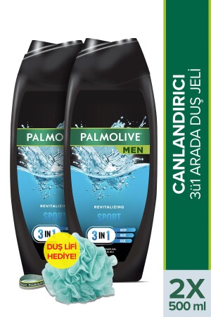 Men Sport 3 in 1 Revitalizing Shower Gel and Shampoo 500 ml - Palmolive