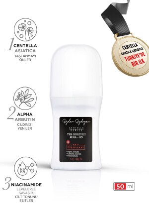 Men's Antiperspirant Whitening Effective Roll-on Antiperspirant 50ml - Özden Özdoğan