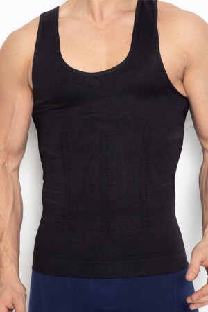 Men's Athlete Corset Helps Upright Posture Chest Belly Gynecomastia Collector Black Corset Athlete - Dc