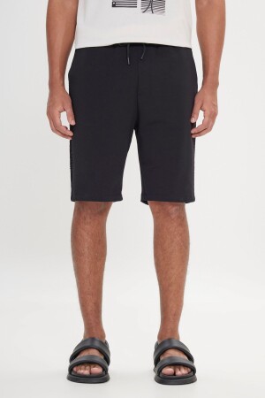 Men's Black Standard Fit Regular Cut Casual Knitted Shorts 4A9522200001 - Altınyıldız Classics