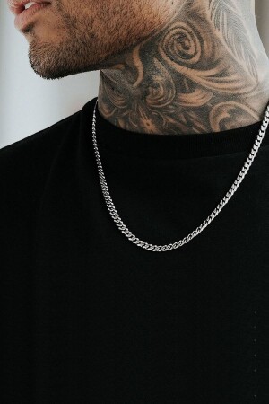 Men's Gray Chain Model - Imported Tarnish Stainless Steel Men's Chain - Bluem