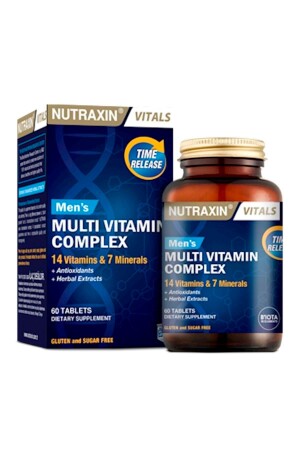 Men's Multi Vitamin Complex 60 Tablets - Nutraxin